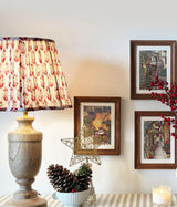 Vintage Rose Pleated Lamp