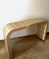 Saffron Vegan Inlay Console Table