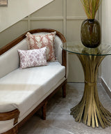 Pink mughal floral cushion cover - Zufolo Designs