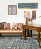 Teak Oval Royal Desk / Study Table - Zufolo Designs