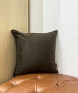 Mocha Wood Velvet Cushion Cover - Zufolo Designs