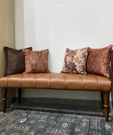 Mocha Wood Velvet Cushion Cover - Zufolo Designs