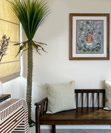 Sage quilted cushion cover - Zufolo Designs