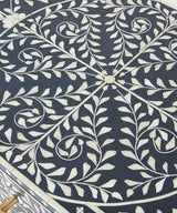 Floral Vegan Inlay  Console - Zufolo Designs