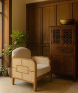 Teak Lounge Cane Chair - Zufolo Designs
