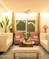 Blush Velvet Floor Lamp - Zufolo Designs
