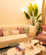 Sage Leaf Embrodire Cushion Cover - Zufolo Designs