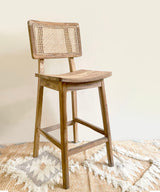 Natural Cane Bar Chair - Zufolo Designs