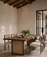 Prana Cane Teak Dining Chair