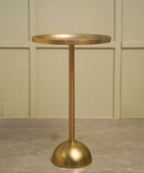 Floating gold End Table - Zufolo Designs