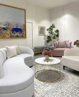 Atom Dull Gold Entry Bench - Zufolo Designs