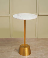 Marble Gold End Table - Zufolo Designs
