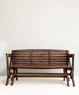 Dark Convertible Bench Turns Into Dining Table - Zufolo Designs