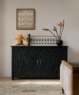 Carvred Coal Console