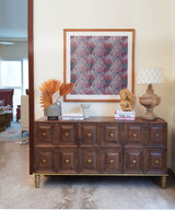 Cacao Carved console - Zufolo Designs