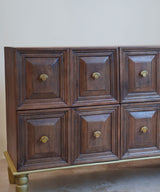 Cacao Carved console - Zufolo Designs
