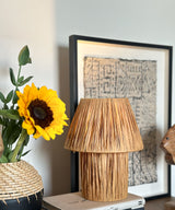 Raffia Table Lamp Ensamble - Zufolo Designs