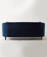 Plush Midnight Blue Three Seater Sofa - Zufolo Designs