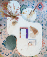 Marble three tier coffee table. - Zufolo Designs