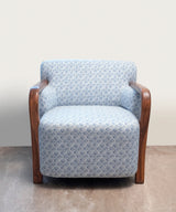 Linen Print Accent Chair - Zufolo Designs