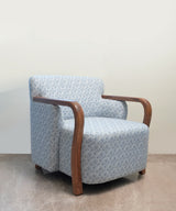 Linen Print Accent Chair - Zufolo Designs