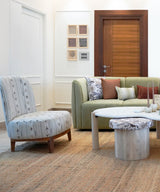 Long stripe olive cushion cover - Zufolo Designs