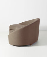 Low Floating Taupe Three Seater Sofa