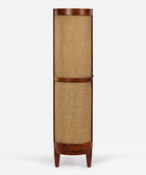 Shilp Teak Cane Cabinet