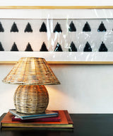 Cane Round Lamp Ensemble - Zufolo Designs