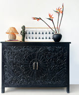 Carvred Coal Console - Zufolo Designs