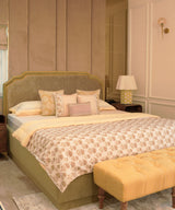 Olive Persian Print Bed - Zufolo Designs