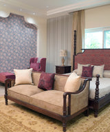 Gold quilted cushion cover - Zufolo Designs