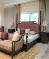 The Embroidered Carved Lamp Ensemble - Zufolo Designs