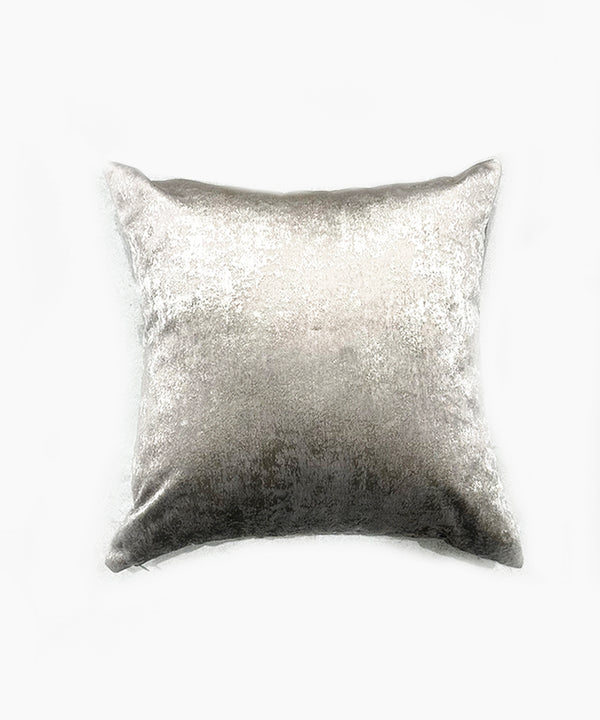 Steel Shimmer Velvet Cushion Cover