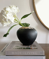 Tera coal Terracotta Cane Vase - Zufolo Designs