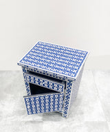 Persian Vegan Inlay Night Stand / End Table - Zufolo Designs