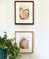 Brush Stroke Face Wall Art Edition 2