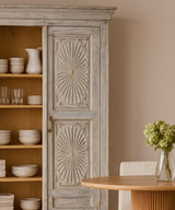 Antique Carved Armoire  / Cabinet - Zufolo Designs