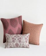 Rosewood Bloom Cushion Combo - Set Of Three