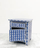 Persian Vegan Inlay Night Stand / End Table - Zufolo Designs