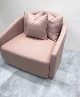 Rose Pink Accent chair / Single Seat Couch - Zufolo Designs