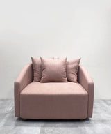 Rose Pink Accent chair / Single Seat Couch - Zufolo Designs