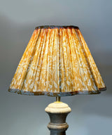 Mustard Bloom Pleated Lamp