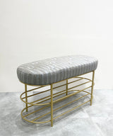 Atom Dull Gold Entry Bench - Zufolo Designs