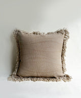 Beige Kantha Cushion Cover - Zufolo Designs