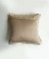 Beige Kantha Cushion Cover - Zufolo Designs