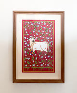 Mala & Malti Kamdhenu Pichwai Set Of Two