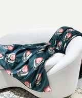 Deep Jungle Throw Blanket - Zufolo Designs