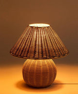 Cane Round Lamp Ensemble - Zufolo Designs
