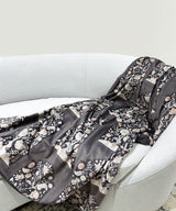 The Taj Grey Throw Blanket - Zufolo Designs